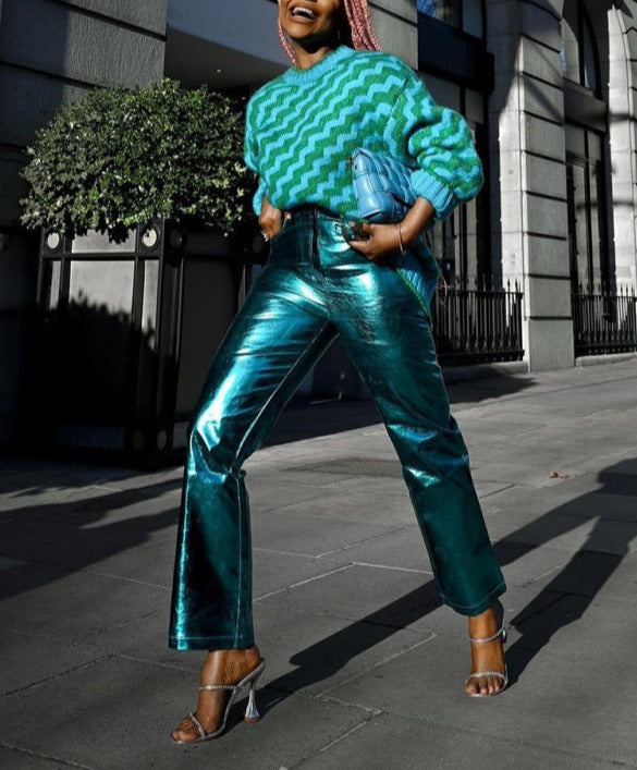 Elyzah Stellar Pants - Blue