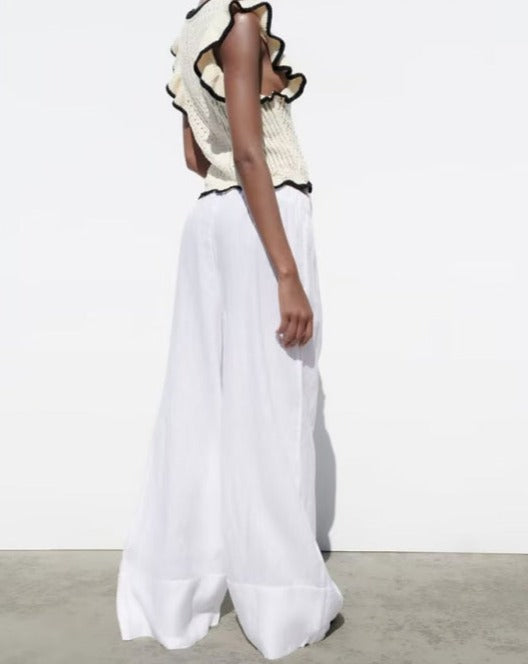 Zabella Knit Top - White