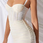 Aspyn Pleated Dress- Cream
