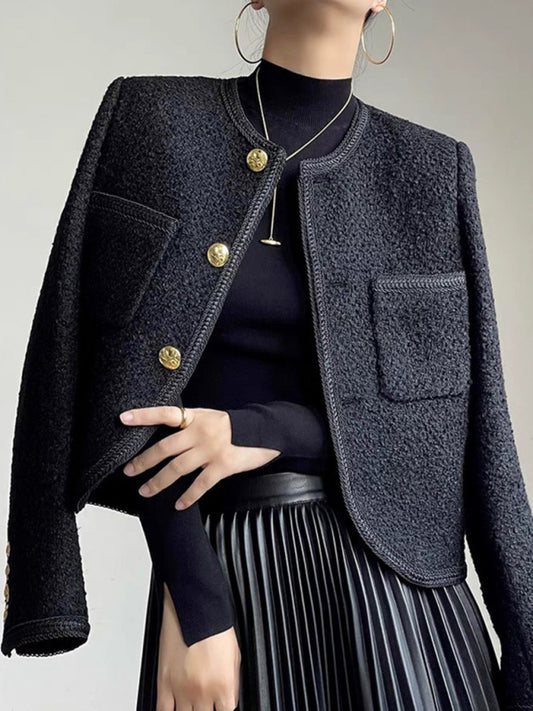 Sidni Retro Blazer - Black