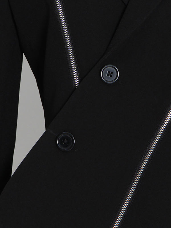 Rumi Metal Detail Blazer - Black