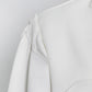 Lennon Hollow Waist Blazer - White