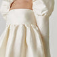 Mariss Puff Sleeve Mini Dress - Cream