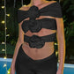 Teagan Romance Top - Black